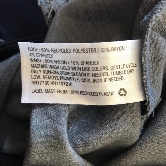 ISABEL maternity gray crossover panel pants 6 - Picture 8 of 11